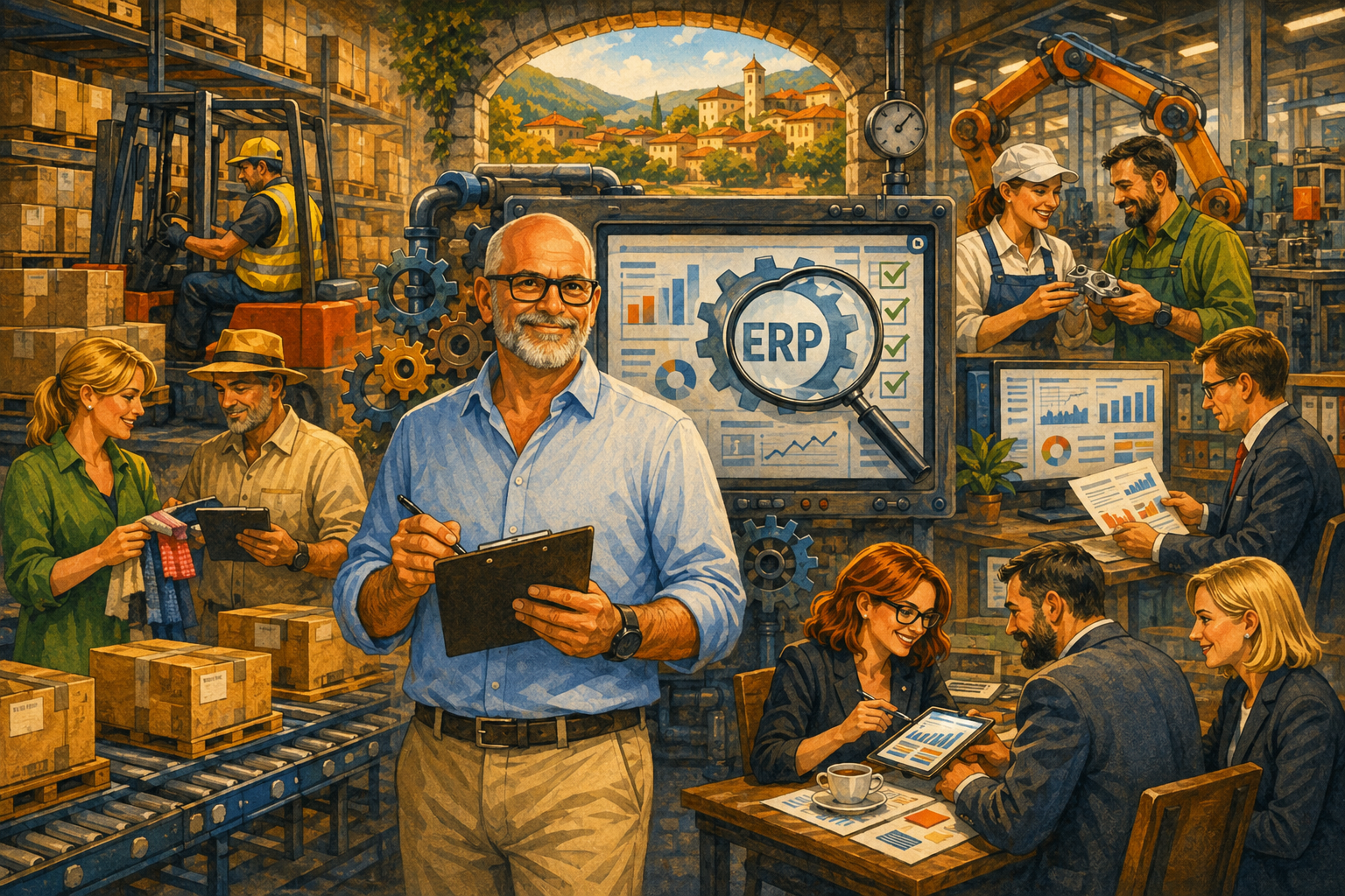 ERP-Realitätscheck in Produktion und Logistik